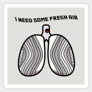 I need some fresh air - 97 Sticker